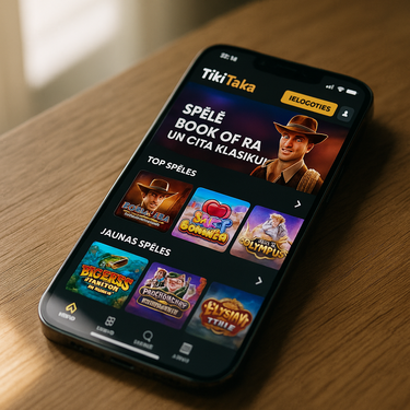 TikiTaka Casino Mobile Version - Responsive Design for Phone and Tablet